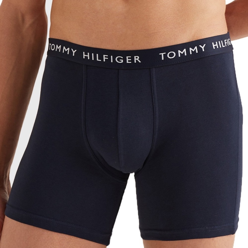 Tommy Hilfiger Men's Blue Boxer Brief Underwear Athleisure Casual Size M